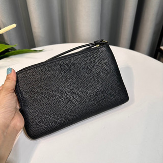 Ví C0ach Double Zip Wallet da thật siêu mềm