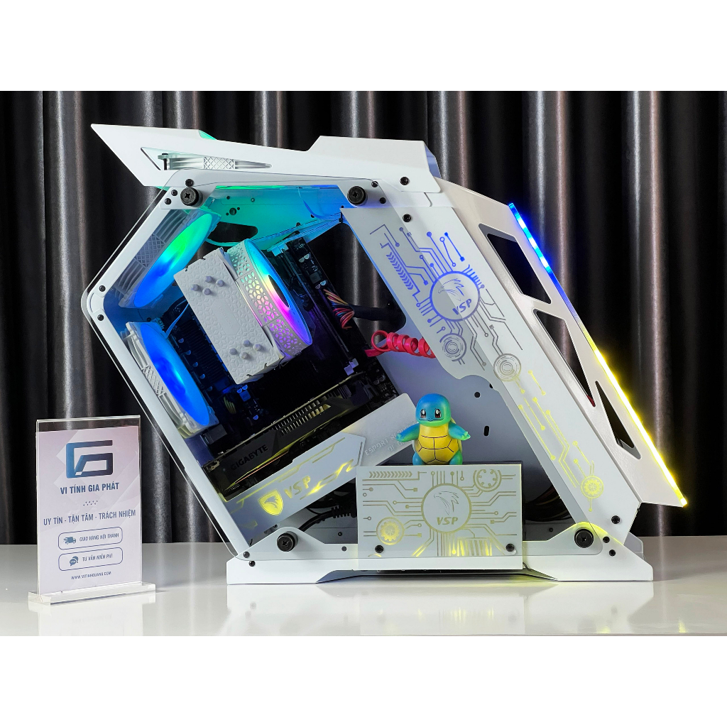 Máy PC LED gaming I7 Chiến GATA 5, FO4, Liên Minh, AUDITION