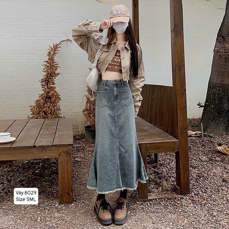 CHÂN VÁY DÀI ĐUÔI CÁ