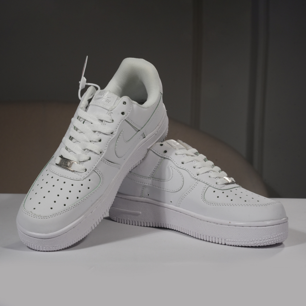 Giày 𝗡𝗜𝗞𝗘_Trắng AF1 Nam Nữ, Giày 𝗡𝗜𝗞𝗘_Air Force 1 All White Full Box