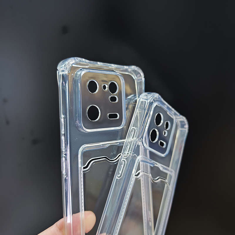 Ốp lưng dẻo trong suốt nhét thẻ Xiaomi 13 Pro, Xiaomi 13