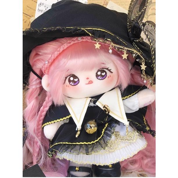 Búp bê không thuộc tính tóc tơ Đào Nhỏ tơ nhiệt 20cm