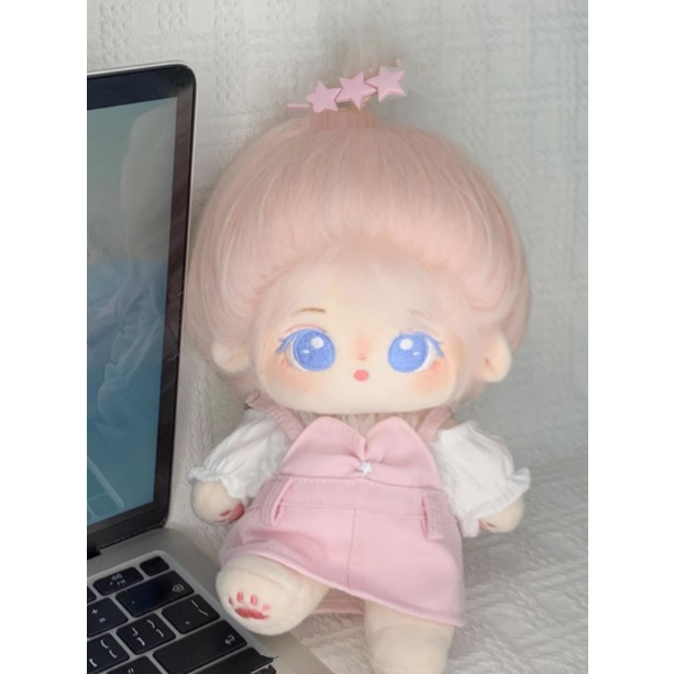 Búp bê không thuộc tính tóc tơ Băng Tuyết và bộ đồ Cứu tinh mùa hè 20cm