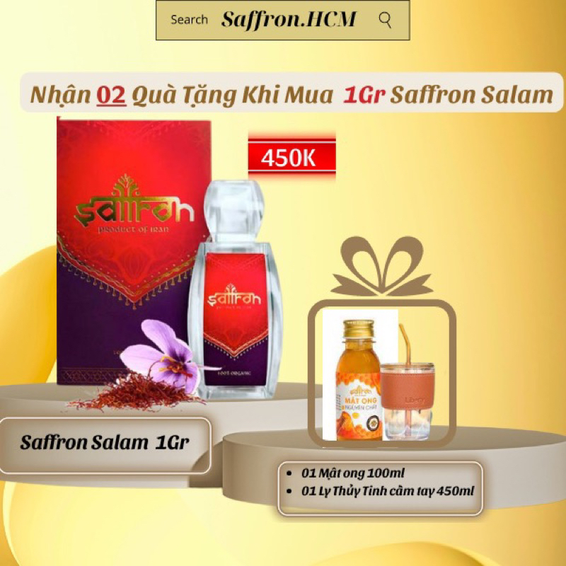 Nhuỵ hoa nghệ tây saffron salam 1Gram/hộp