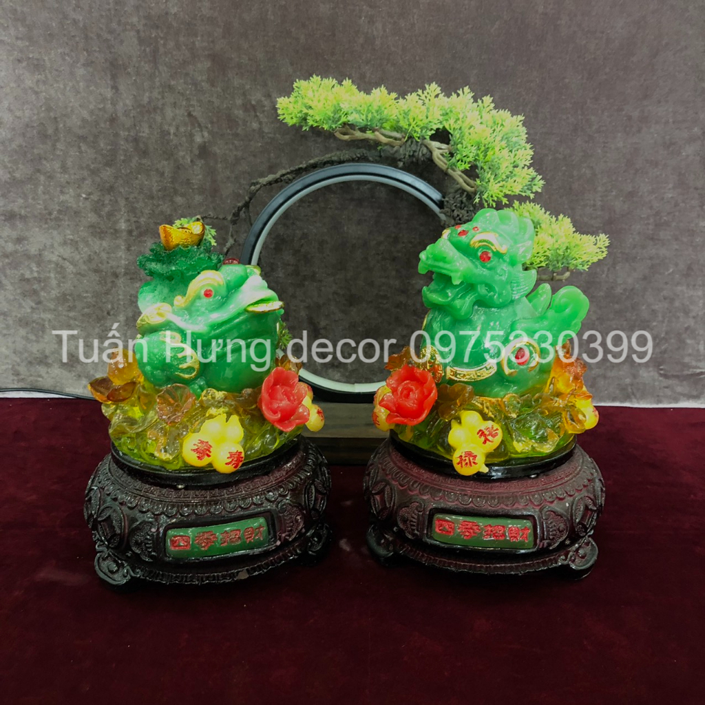 CÓC + TỲ HƯU phong thủy nhiều màu theo mệnh ngũ hành