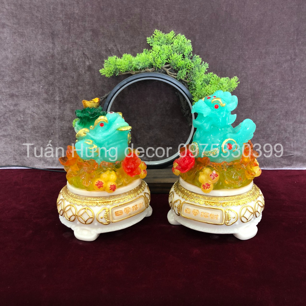 CÓC + TỲ HƯU phong thủy nhiều màu theo mệnh ngũ hành