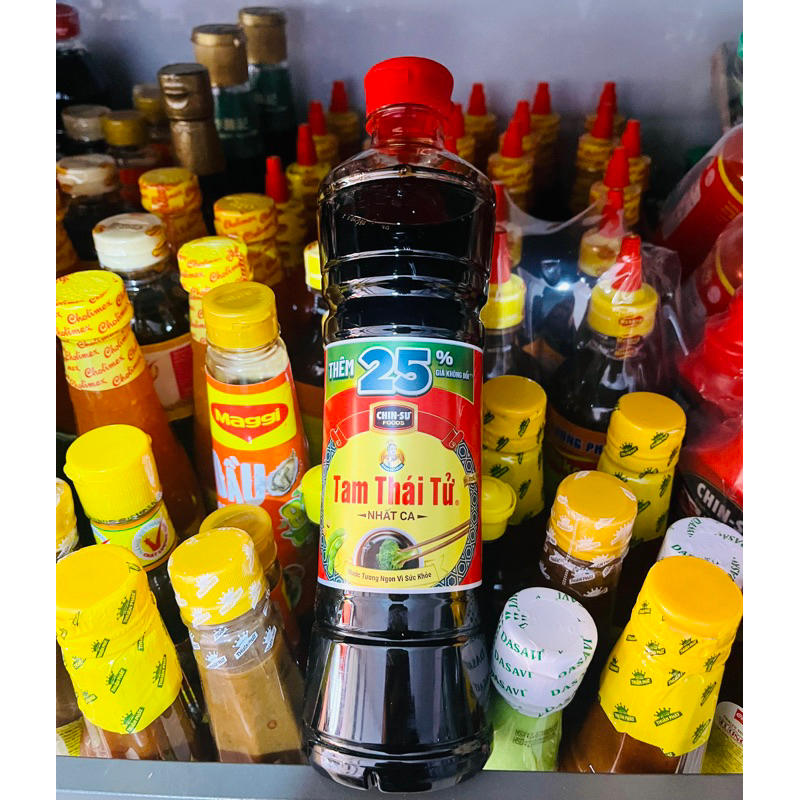 Nước tương Tam thái tử Nhất ca chai