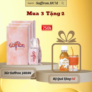 Nhụy hoa nghệ tây saffron jahan hộp 3gr
