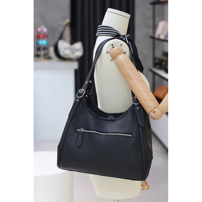 Túi wool công sở dáng hobo