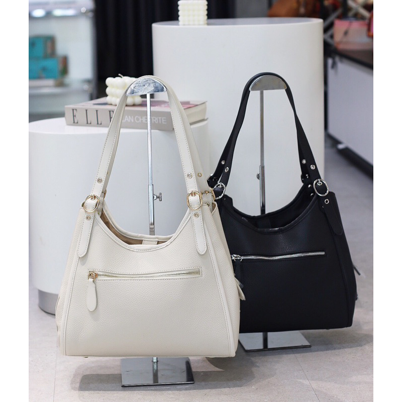 Túi wool công sở dáng hobo