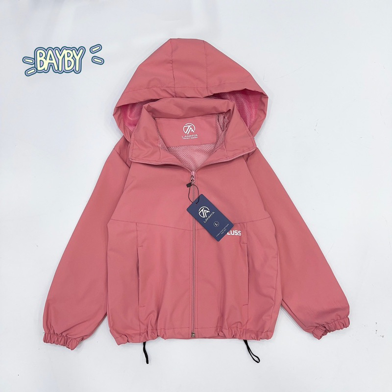 Áo Khoác Gió 2 Lớp Bé Gái, Trai