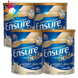 Combo 4 lon ensure gold 850g hương vani