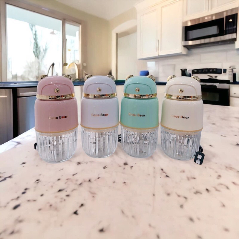 Máy xay đa năng 8 lưỡi Coco Bear xay nhuyễn mọi đồ ăn dung tích 0,3L cho bé lunakidsbaby