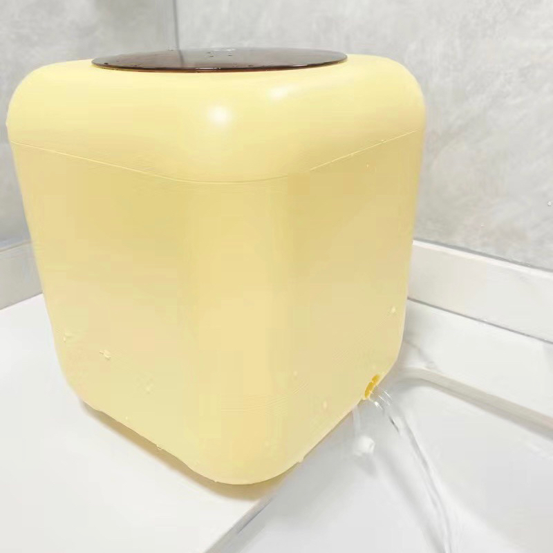 Máy giặt đồ sơ sinh, quần áo lót mini không dây bán tự động FUNWOOD pin 2000mah màu vàng ,sạc typeC tiệnlợi