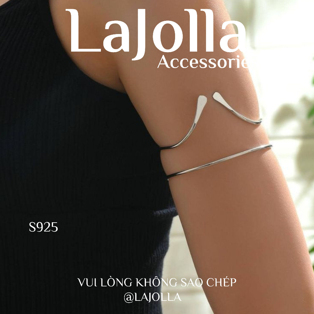 Vòng đeo bắp tay đơn giản unisex