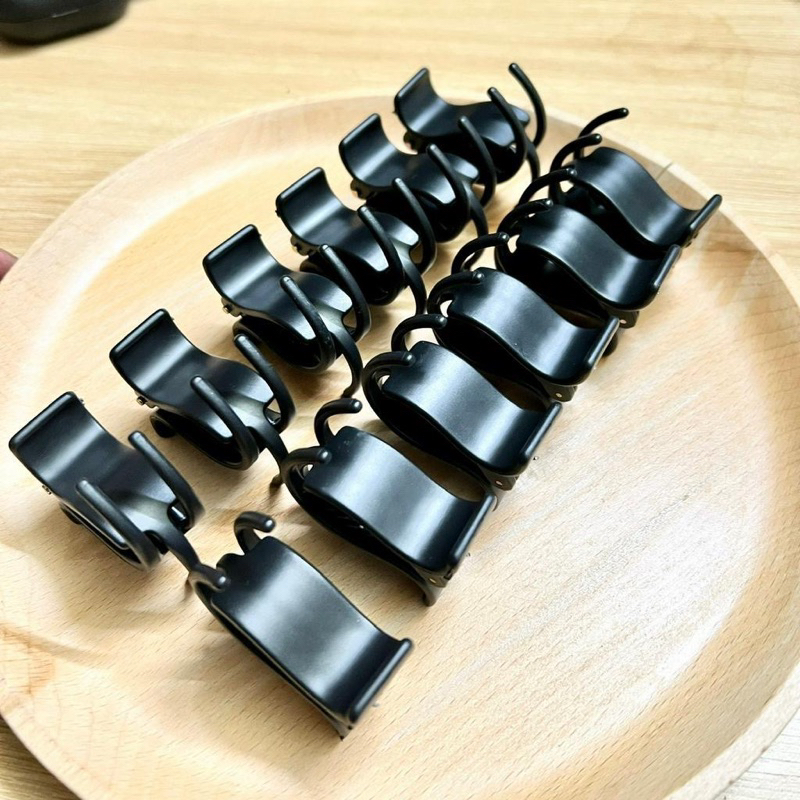 Sét kẹp tóc càng cua mix màu vỉ 12 cặp