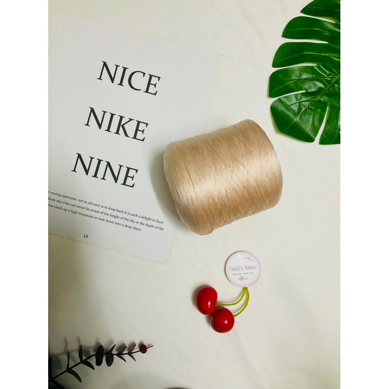 Yarn - Sợi Tencel Nhật 100% - Sợi chập 0.8mm - Sợi mền, mát và bóng đan móc áo váy, áo dài - 1 cuộn dư áo - Terri Store
