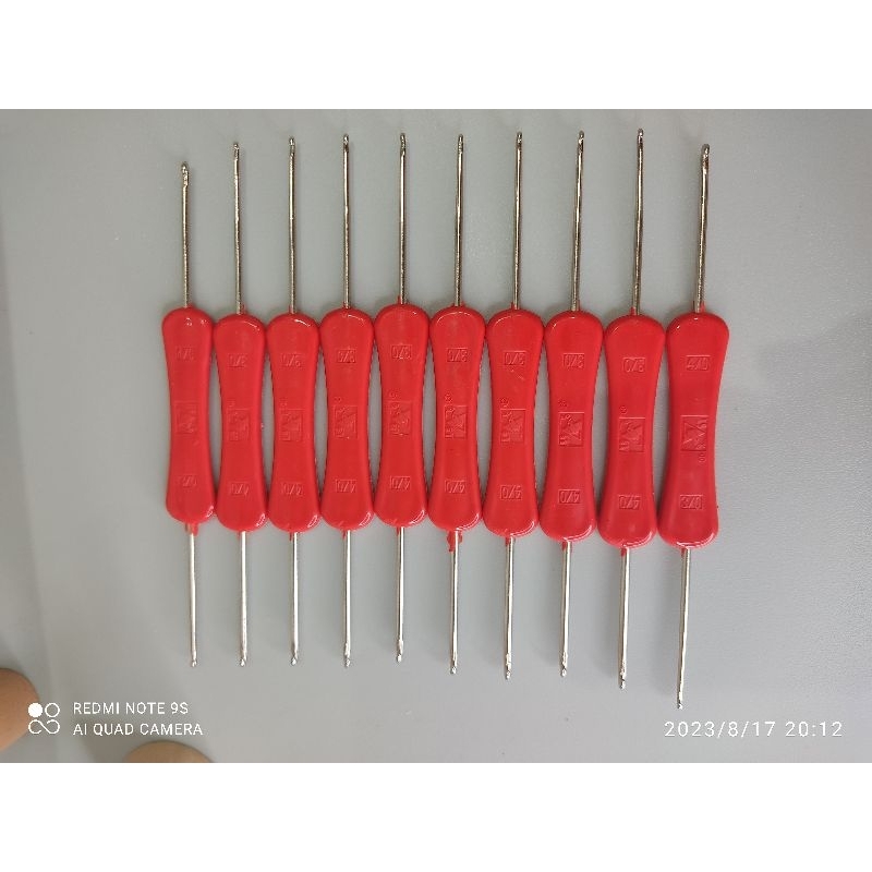 Kim móc hai đầu cán nhựa size 1-2 và 3-4