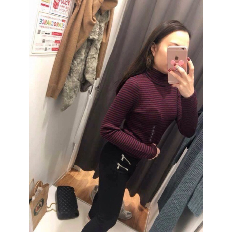 Áo len cổ 5p Uniql0 siêu đẹp