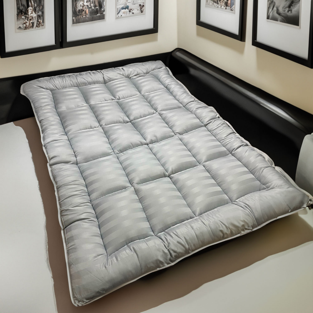 Nệm Topper light sọc 3F JejuBedding chuẩn khách sạn - Tấm lót nệm cao cấp