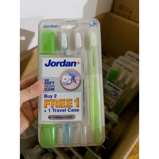  Thanh lý Pack 3 bàn chải đánh răng Jordan slim soft lông mềm hàng tồn kho vỏ hộp bị cũ  