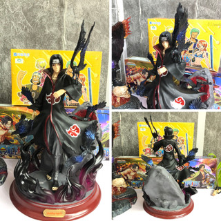 Mô hình Naruto Itachi Akatsuki hắc hỏa Figure naruto