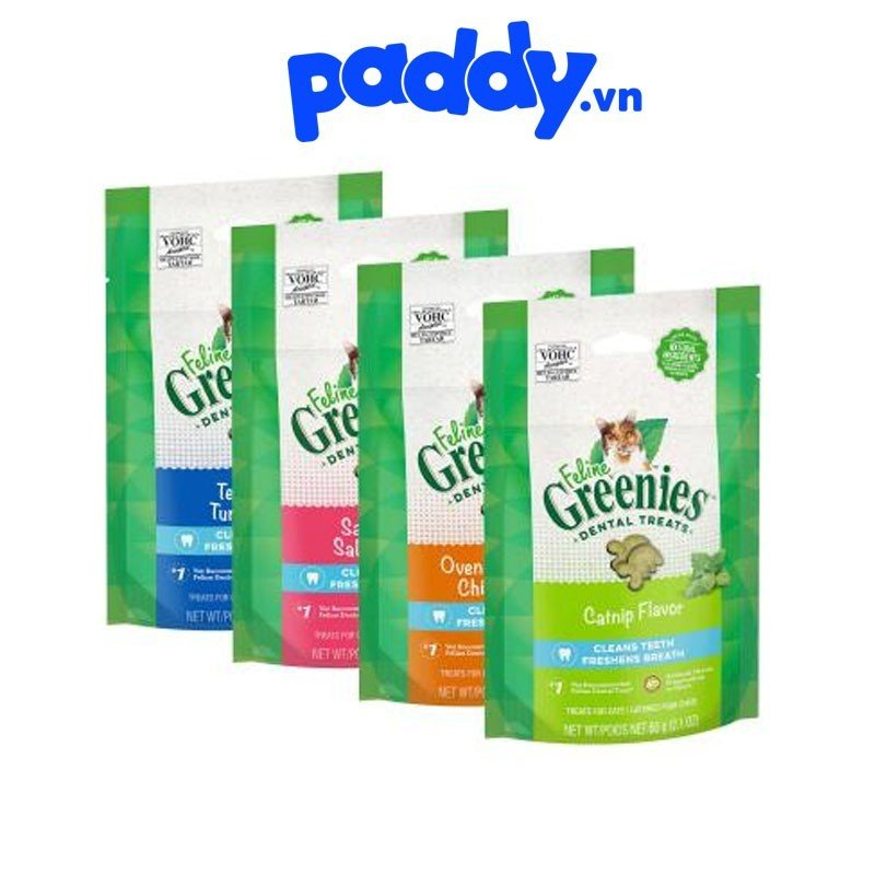 Bánh Thưởng Cho Mèo Greenies Dental Hỗ Trợ Sạch Răng, Thơm Miệng 170G (Hàng USA)