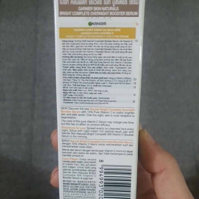 Serum Garnier 10% Vitamin C