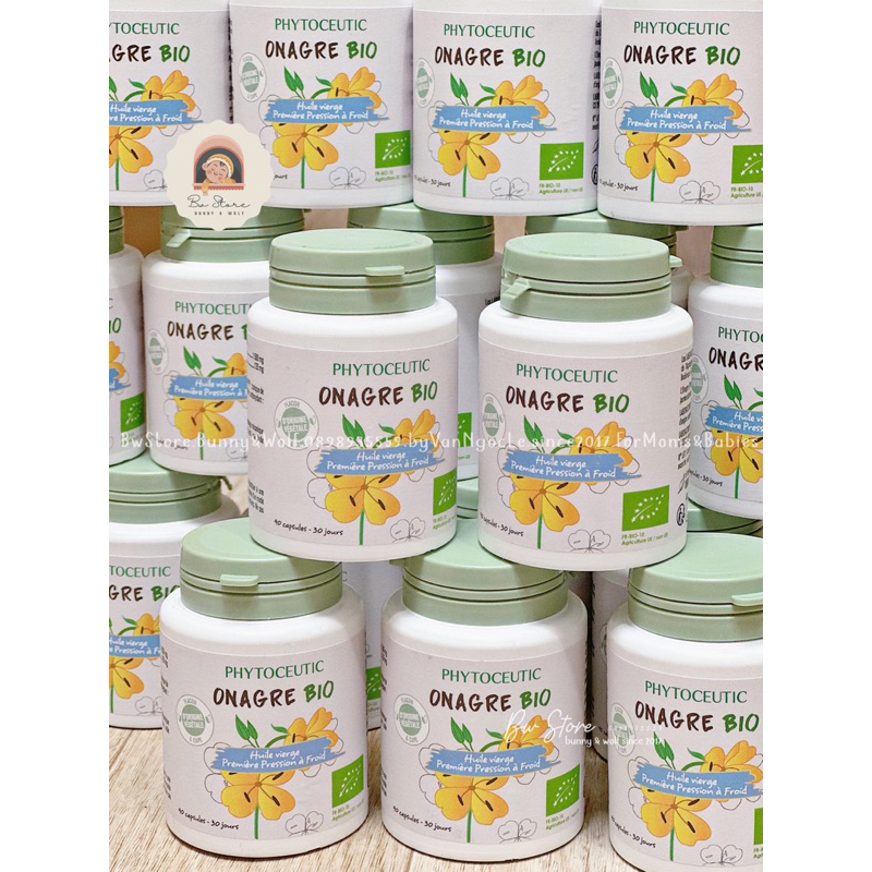 Viên Uống Tinh Dầu Hoa Anh Thảo Phytoceutic Onagre Bio Pháp - Hộp 90 viên