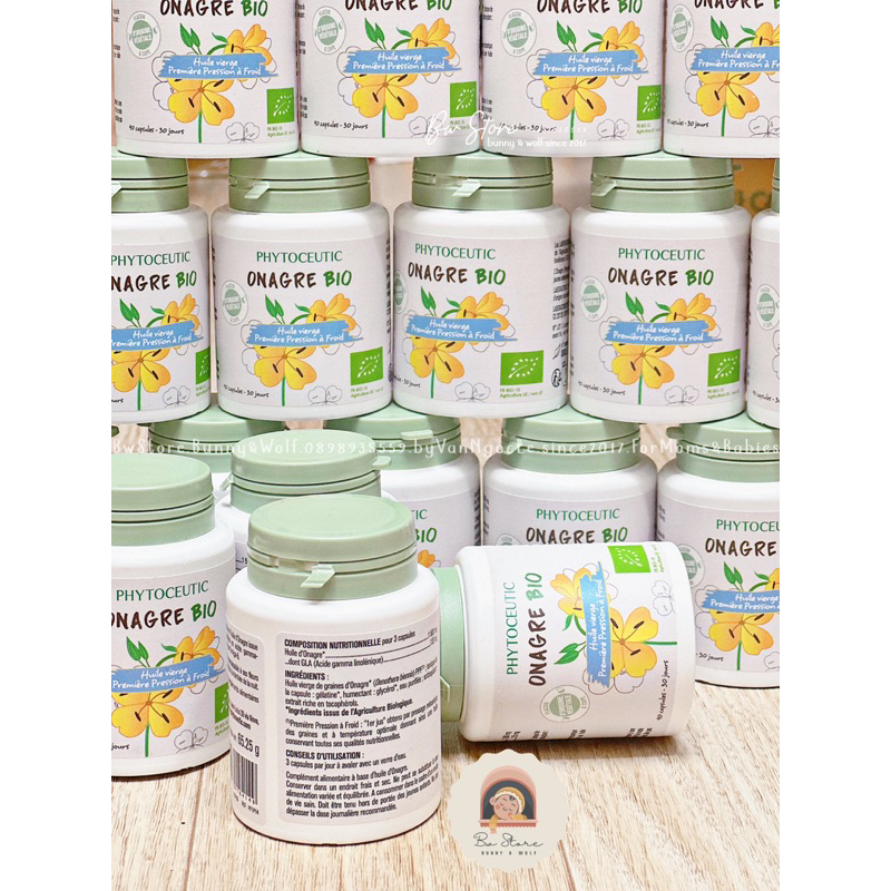 Viên Uống Tinh Dầu Hoa Anh Thảo Phytoceutic Onagre Bio Pháp - Hộp 90 viên