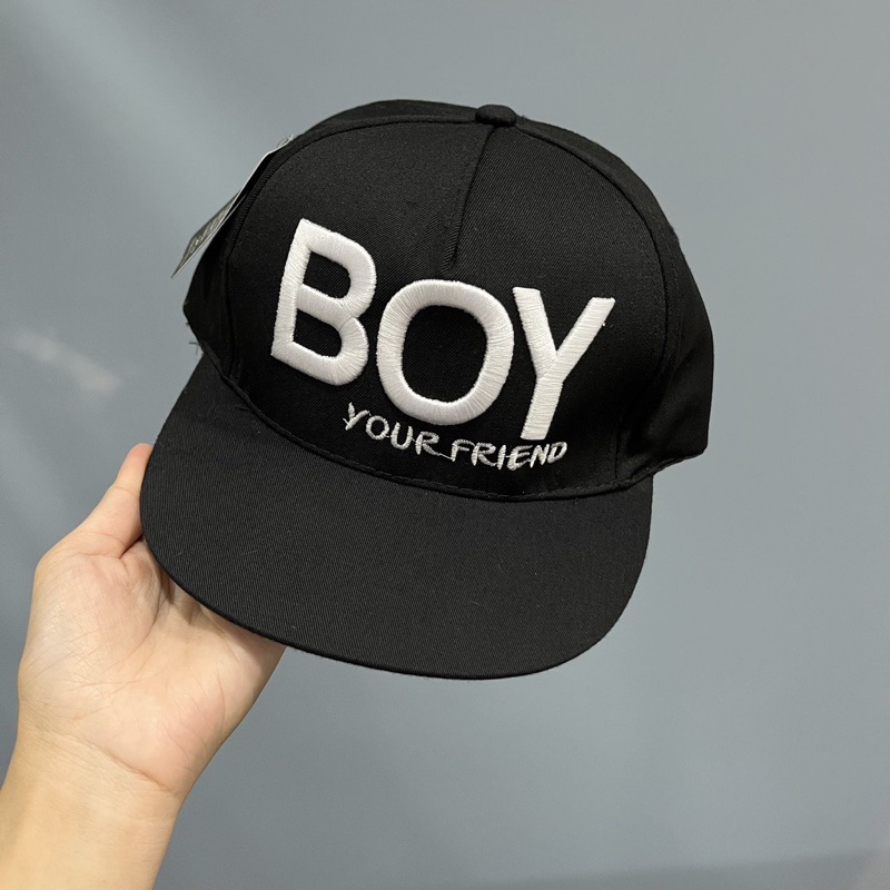 Nón kết cho bé trai, mũ hiphop chữ Boy cho bé trai bé gái 3-8 tuổi