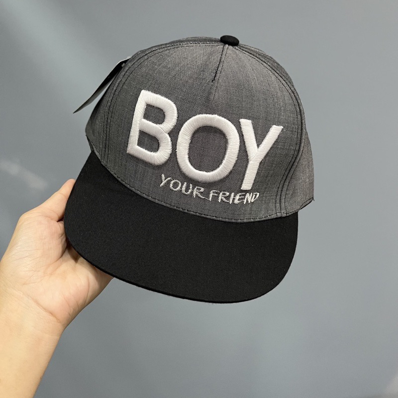 Nón kết cho bé trai, mũ hiphop chữ Boy cho bé trai bé gái 3-8 tuổi