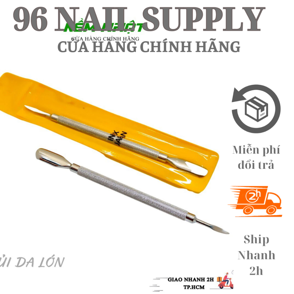 Cây Đẩy Da - Lấy Khóe, Sủi Móng, Đẩy Da ChếtT INOX NHẬT