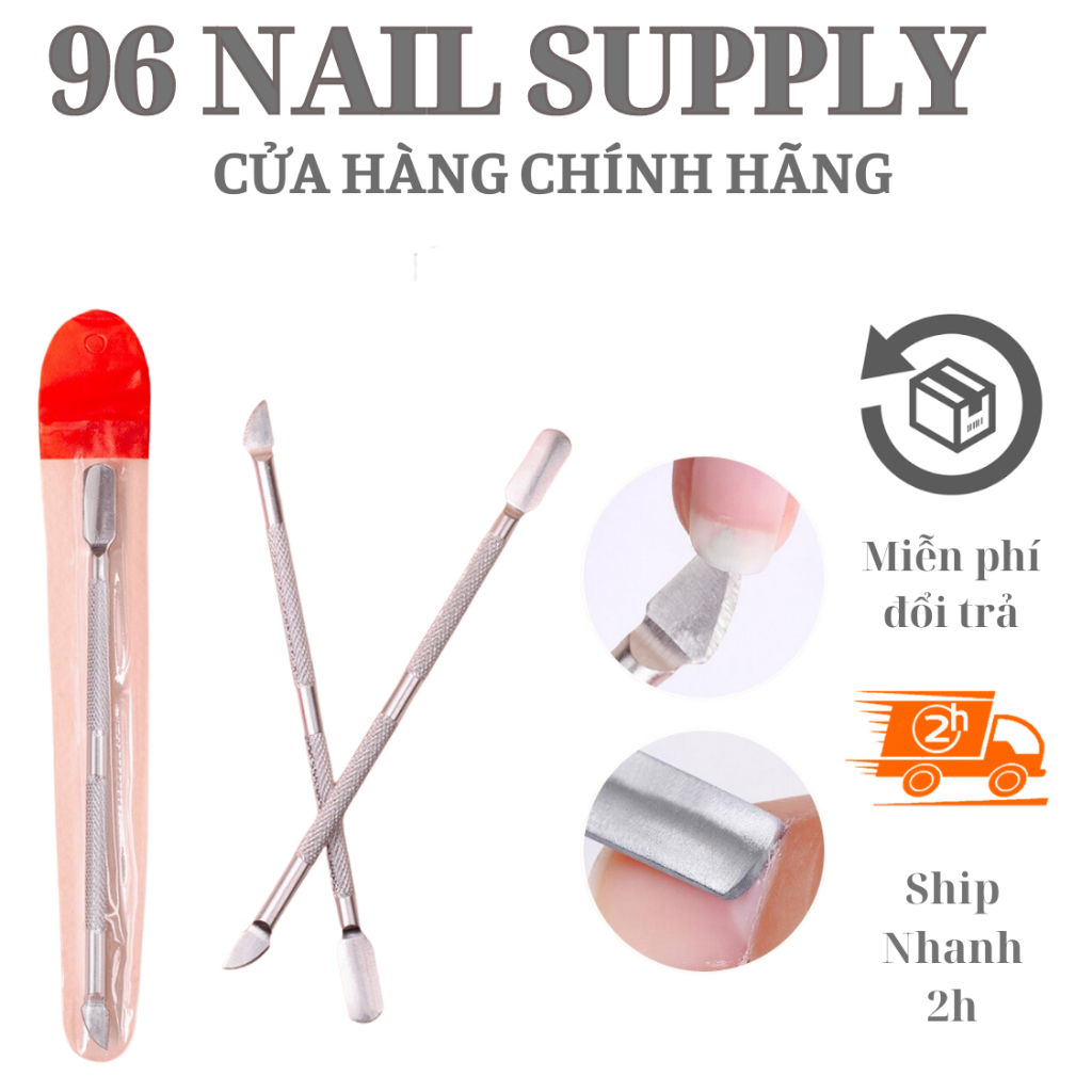 Cây Đẩy Da - Lấy Khóe, Sủi Móng, Đẩy Da ChếtT INOX NHẬT