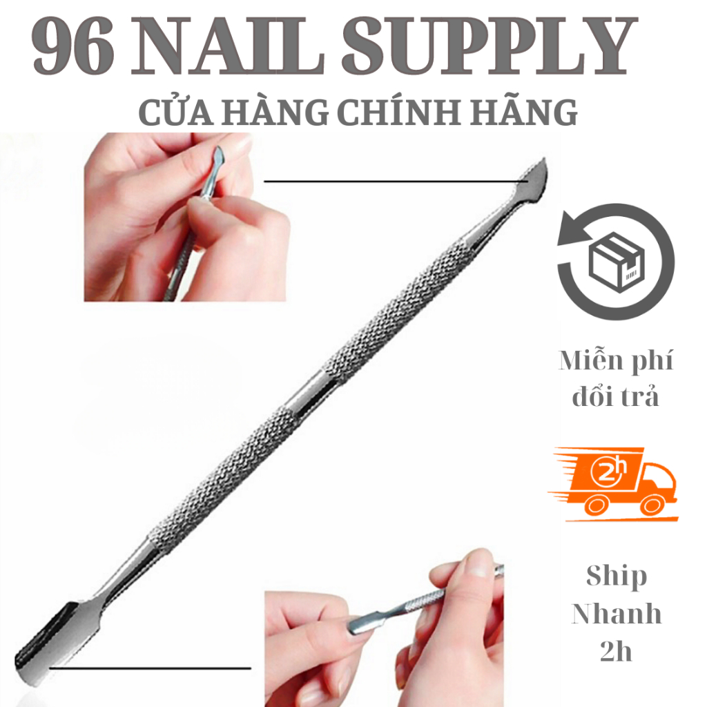 Cây Đẩy Da - Lấy Khóe, Sủi Móng, Đẩy Da ChếtT INOX NHẬT