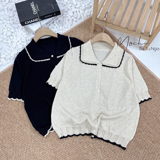 Áo len mongtoghi viền bèo cổ hàng QC