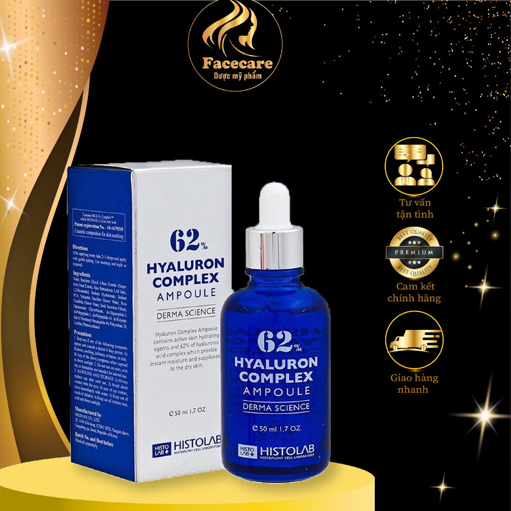 Serum Cấp Ẩm Histolab 62% Hyaluron Complex 50ml