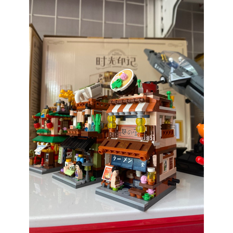 Bộ lắp ráp mô hình Cửa hàng đường phố 1642-1644, 1653-1656