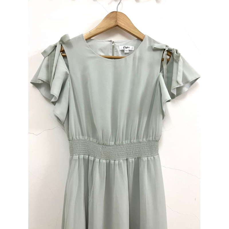 PASS - Đầm voan xanh