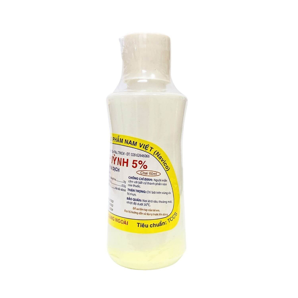 Hỗn dịch bôi ngoài da Lưu huỳnh 5% đánh bay mụn trứng cá