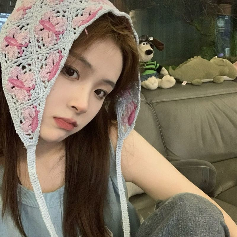 Băng Đô Khăn Đội Đầu Bandana Tam Giác Móc Len Nhiều Họa Tiết Summer - Vani Store - PKTT0050