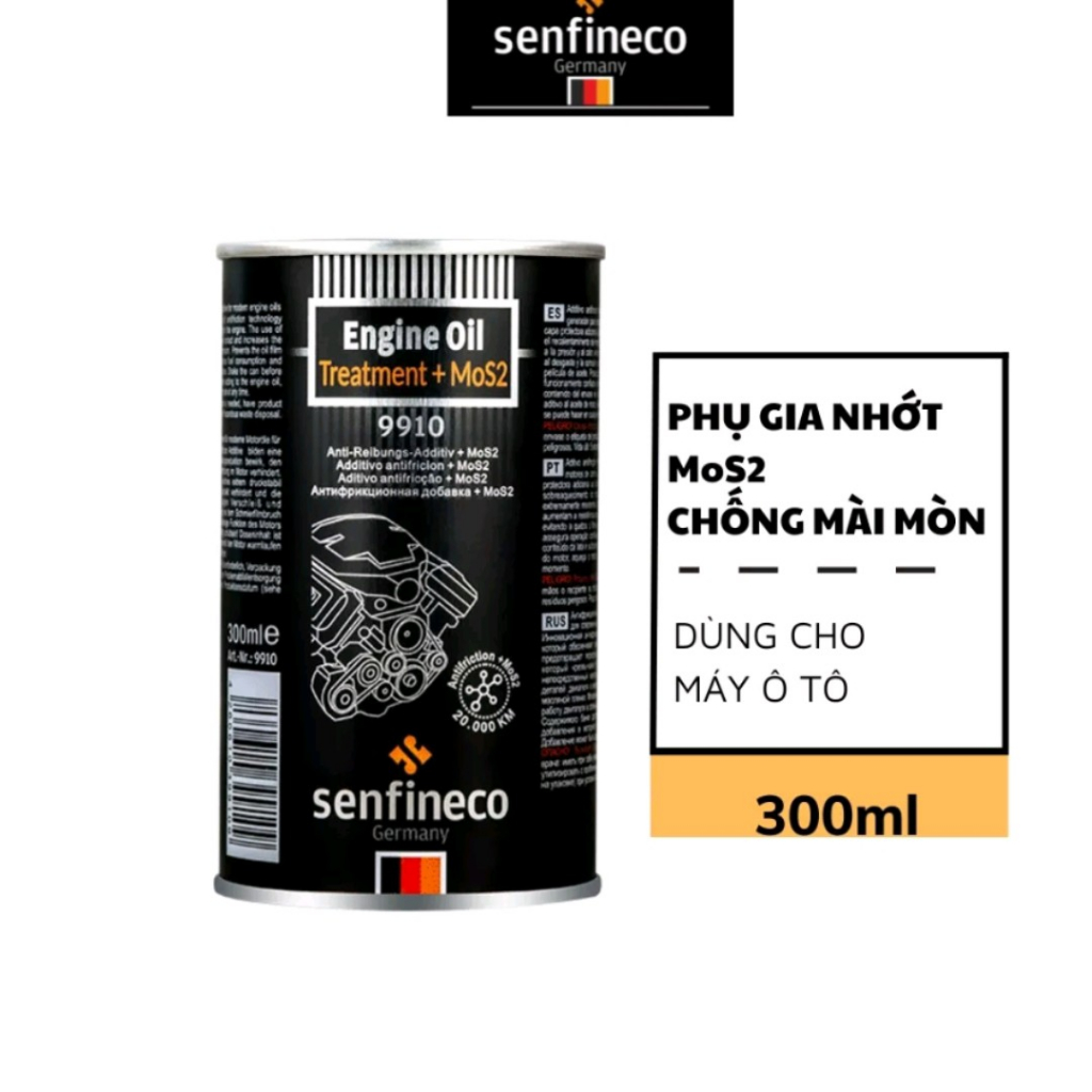 Combo Phụ Gia Cao Cấp Senfineco  Bảo Dưỡng Ô TÔ Máy Dầu [ Diesel ] >Vệ Sinh Hệ Thống Nhiên Liệu 9916 >Phụ Gia Nhớt 9910