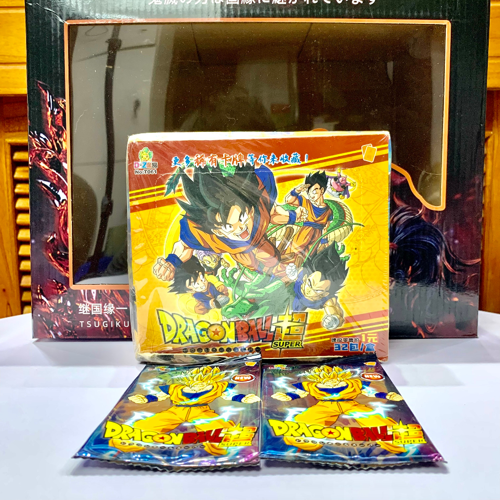 Bộ Thẻ DragonBall Giá rẻ 32 Packs 192 Thẻ - Thẻ 7 Viên Ngọc Rồng