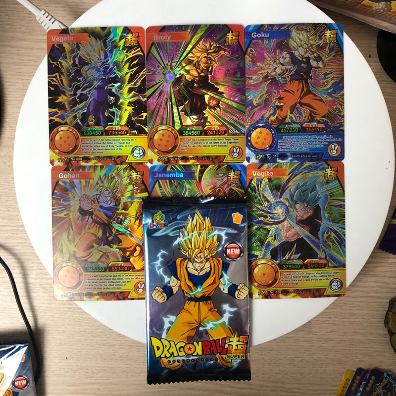 Bộ Thẻ DragonBall Giá rẻ 32 Packs 192 Thẻ - Thẻ 7 Viên Ngọc Rồng