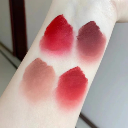 Son kem lì thỏ đỏ CAPPUVINI Gourd Powder Sensation Lip Mud mềm mịn môi