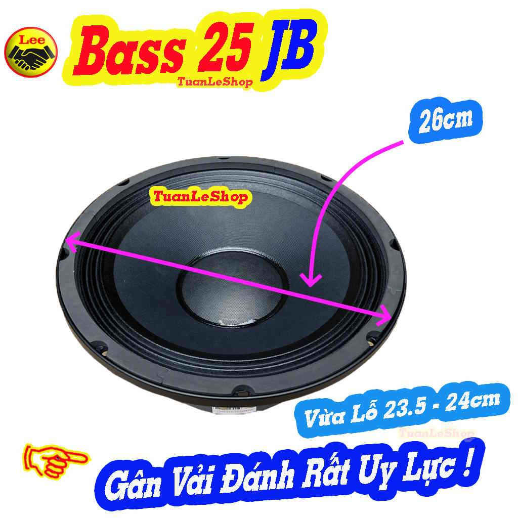 BASS 25 COI 51 TỪ 156 JB, LOA BASS 2 TẤC 5 DÀNH CHO LOA KÉO, AMPLI VỪA VÀ NHỎ - GIÁ 2 LOA BASS 25 COI 51