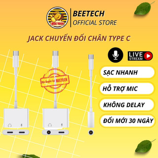 Jack Chuyển Đổi Chân Type C ,Giắc Chia Cổng Kết nối điện tử dùng được cho Samsung,xiaomi,Huawei ... - Beetech