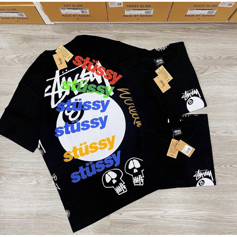 Áo Thun Unisex Stussy Test Strike Pigment Dyed Tee - Hàng Chuẩn Hình