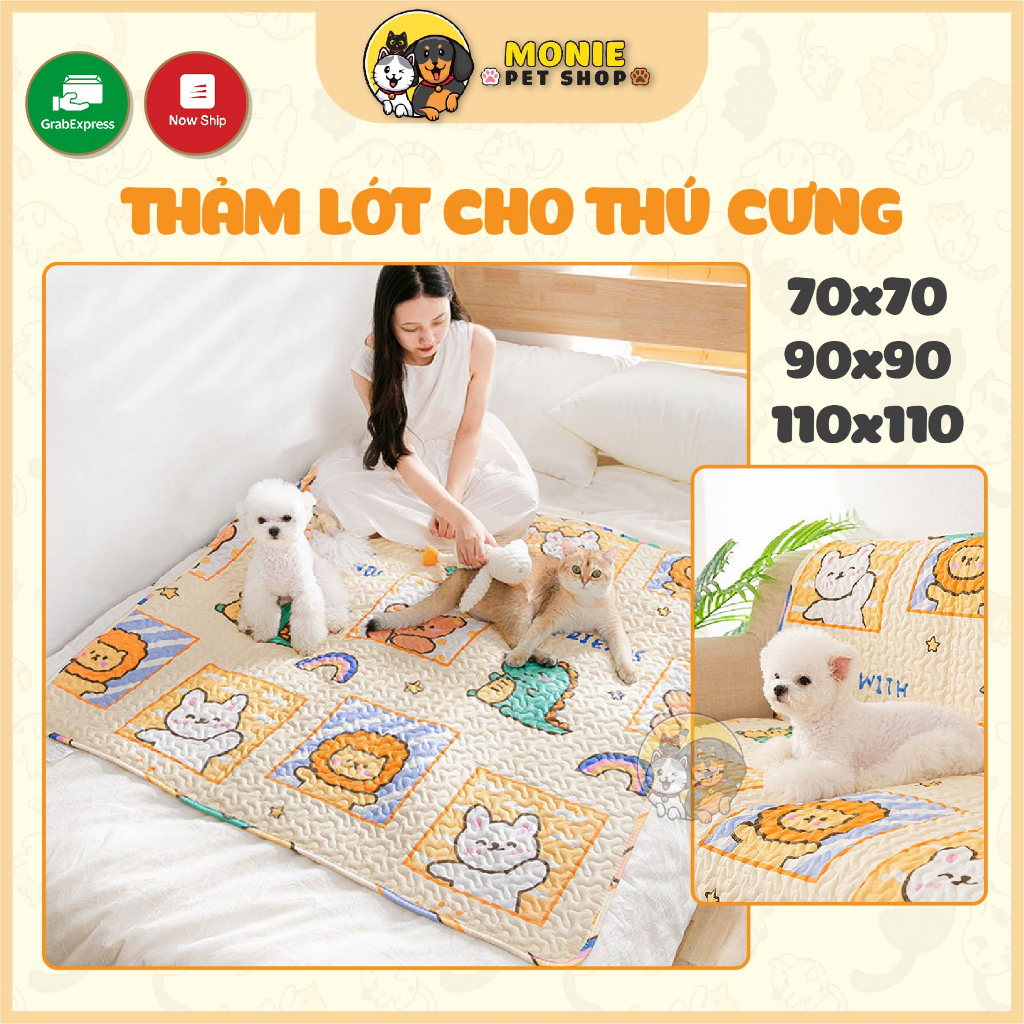 Thảm lót chuồng, đệm ngủ cho chó mèo size lớn