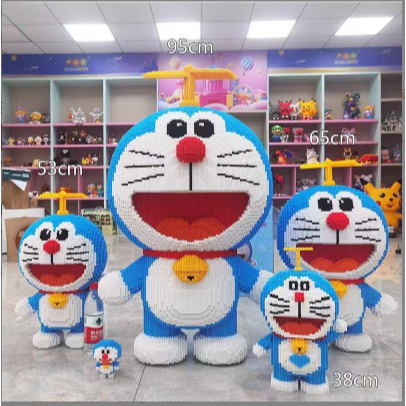Giá tốt Tặng Keo và Búa, doraemon 65cm chong chóng tre, mô hình lắp ráp doremon cỡ đại siêu đẹp, làm quà tặng trưng bày